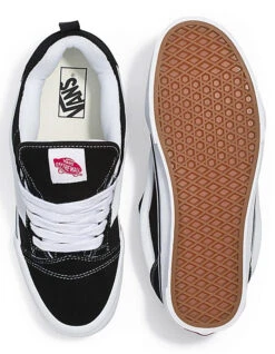 VANS KNU SKOOL SHOES BLACK TRUE WHITE -Surfcorner Store vans scarpe knu skoo black true white 2