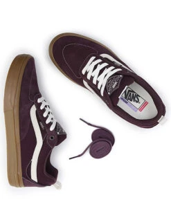 VANS KYLE WALKER SHOES PURPLE -Surfcorner Store vans scarpe kyle walker suede gum wine 1