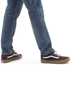 VANS KYLE WALKER SHOES PURPLE -Surfcorner Store vans scarpe kyle walker suede gum wine 2