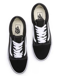 VANS OLD SKOOL SHOES BLACK WHITE -Surfcorner Store vans scarpe old skool black 1