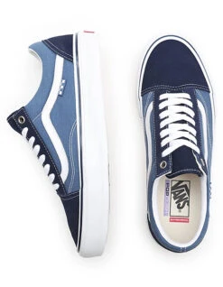 VANS SKATE OLD SKOOL SHOES BLUE NAVY -Surfcorner Store vans scarpe skate old skool blue navy