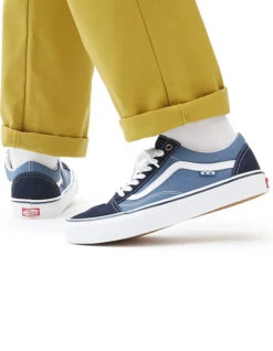 VANS SKATE OLD SKOOL SHOES BLUE NAVY -Surfcorner Store vans scarpe skate old skool blue navy 9