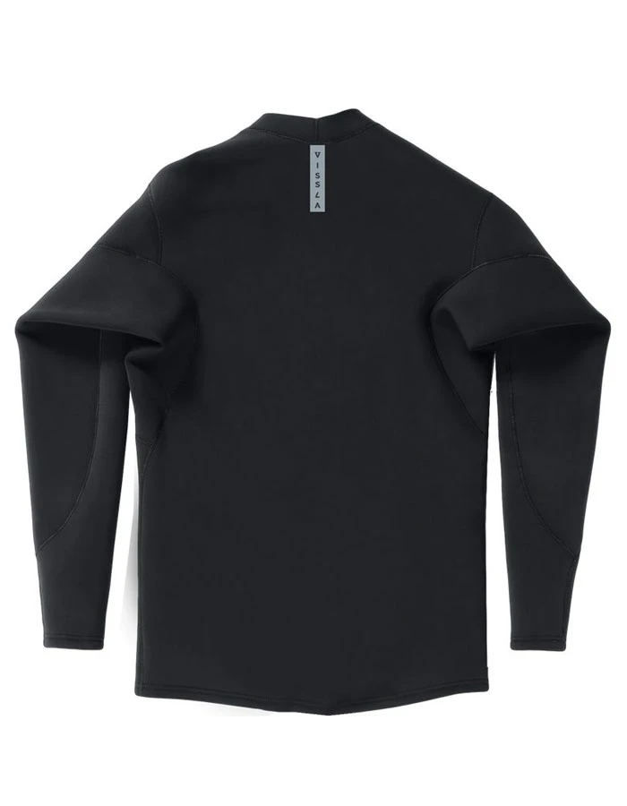 VISSLA PERFORMANCE JACKET 1MM REVERSIBLE BLACK - Image 3
