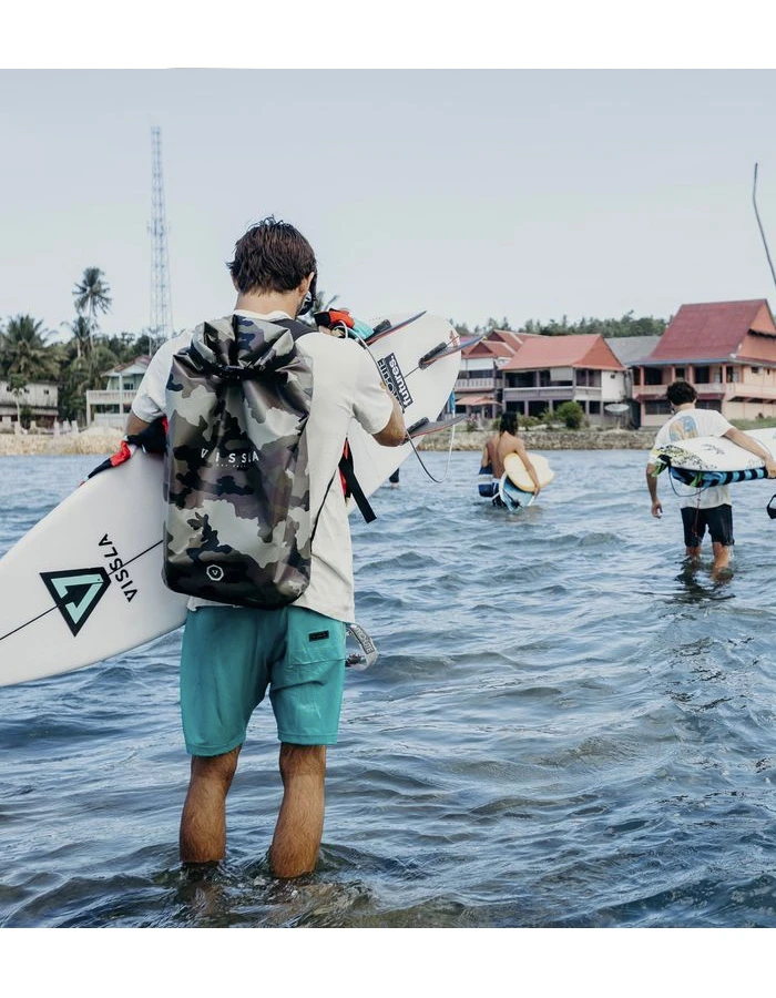 VISSLA 7 SEAS 35L DRY BACKPACK DARK DENIM 6 VISSLA 7 SEAS 35L DRY BACKPACK DARK DENIM - Image 6