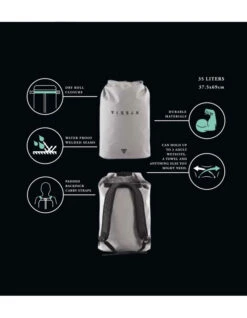 VISSLA 7 SEAS 35L DRY BACKPACK DARK DENIM 10 VISSLA 7 SEAS 35L DRY BACKPACK DARK DENIM -Surfcorner Store vissla dry backpack 7seas zaino stagno porta muta 35lt dark denim 5