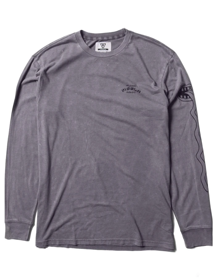 VISSLA TWIN AMIGOS LONG SLEEVE TEE DUSTY LILAC 2 VISSLA TWIN AMIGOS LONG SLEEVE TEE DUSTY LILAC - Image 2