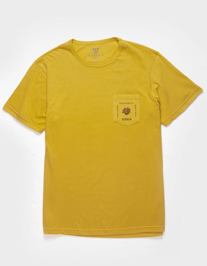 VISSLA T-SHIRT TULUM ORGANIC POCKET TEE ALE 1 VISSLA T-SHIRT TULUM ORGANIC POCKET TEE ALE