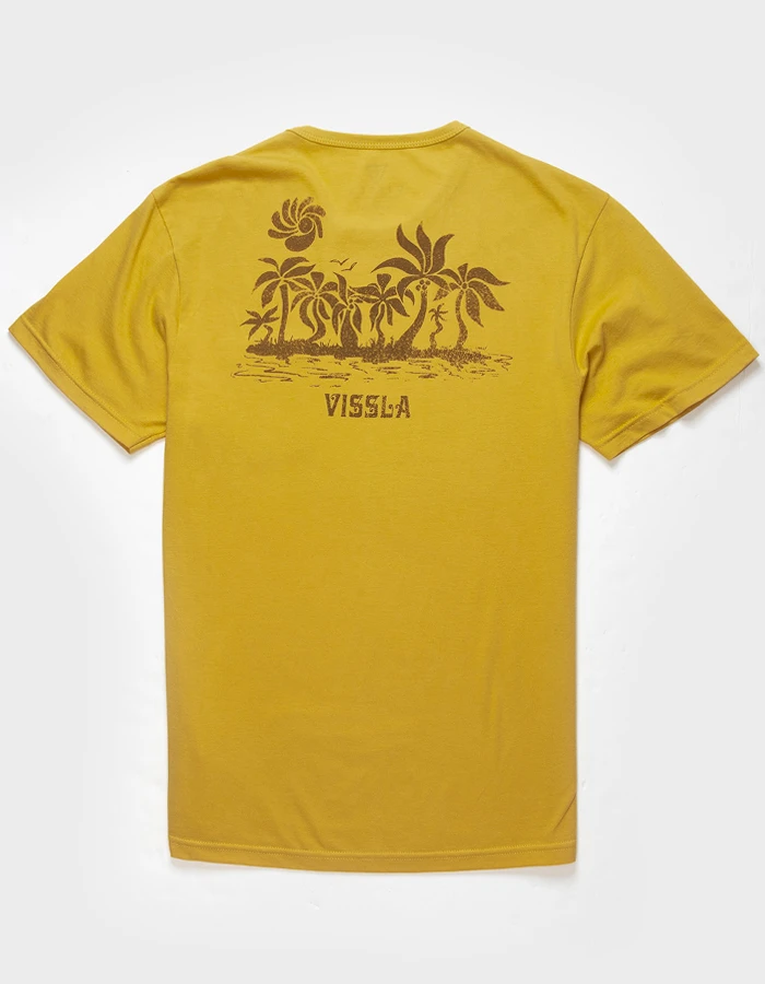 VISSLA T-SHIRT TULUM ORGANIC POCKET TEE ALE 2 VISSLA T-SHIRT TULUM ORGANIC POCKET TEE ALE - Image 2