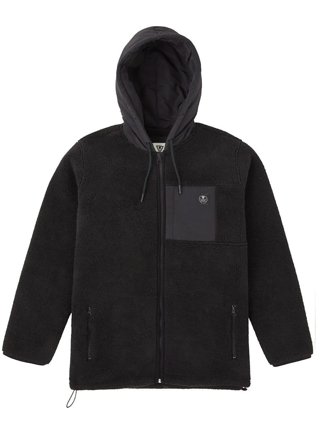 VISSLA WALTER SHERPA FLEECE BLACK 1 VISSLA WALTER SHERPA FLEECE BLACK