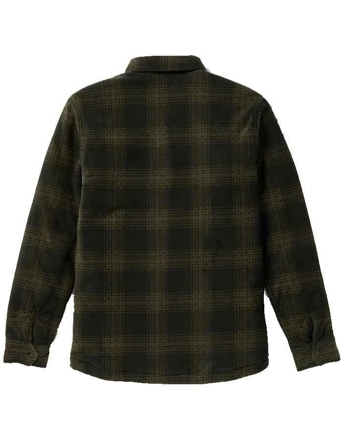 VOLCOM BOWERED FLEECE LONG SLEEVE SHIRT BISON 6 VOLCOM BOWERED FLEECE LONG SLEEVE SHIRT BISON - Image 6