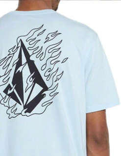 VOLCOM FIREFIGHT SHORT SLEEVE TEE MISTY BLUE 11 VOLCOM FIREFIGHT SHORT SLEEVE TEE MISTY BLUE -Surfcorner Store volcom firefight t shirt misty blue 5