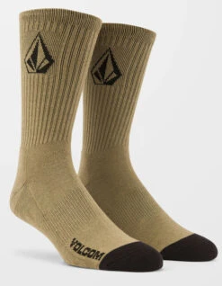 VOLCOM FULL STONE SOCKS WHITE 3 PACK AGAVE 7 VOLCOM FULL STONE SOCKS WHITE 3 PACK AGAVE -Surfcorner Store volcom full stone calzini pacco da 3 agave 3