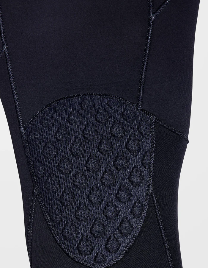 VOLCOM MODULATOR 5/4/3MM HOODED CHEST ZIP WETSUIT BLACK - Image 12