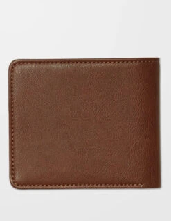 VOLCOM SLIM STONE S WALLET BROWN -Surfcorner Store volcom slim stone s portafoglio brown 2
