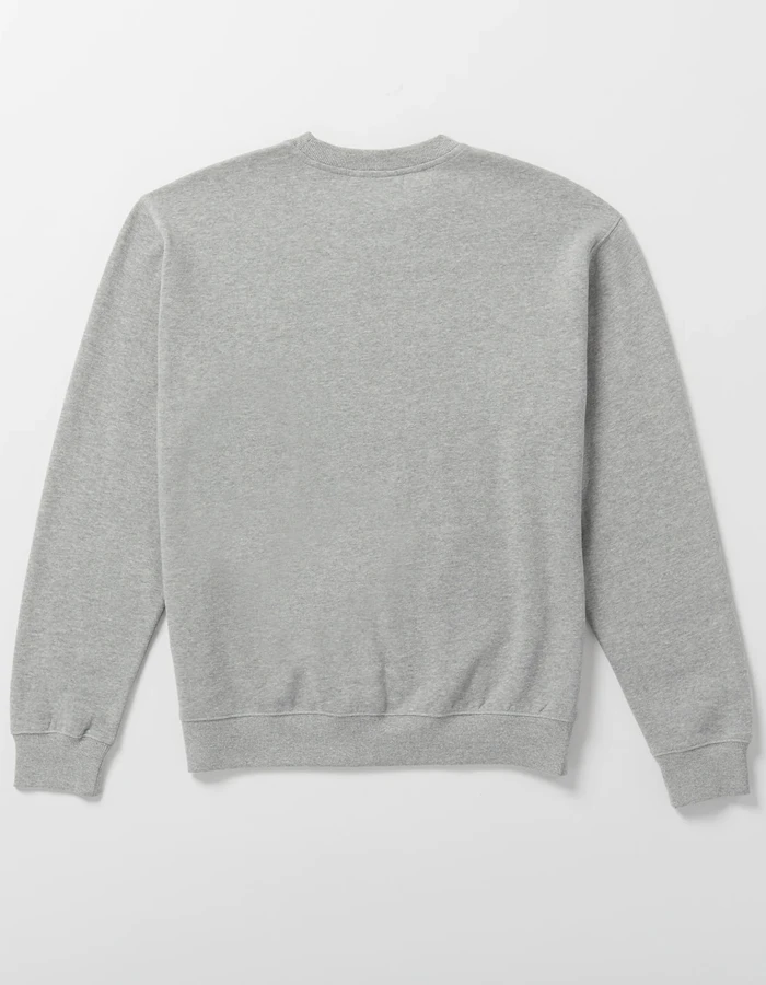 VOLCOM WATANITE SWEATSHIRT HEATHER GREY 4 VOLCOM WATANITE SWEATSHIRT HEATHER GREY - Image 4