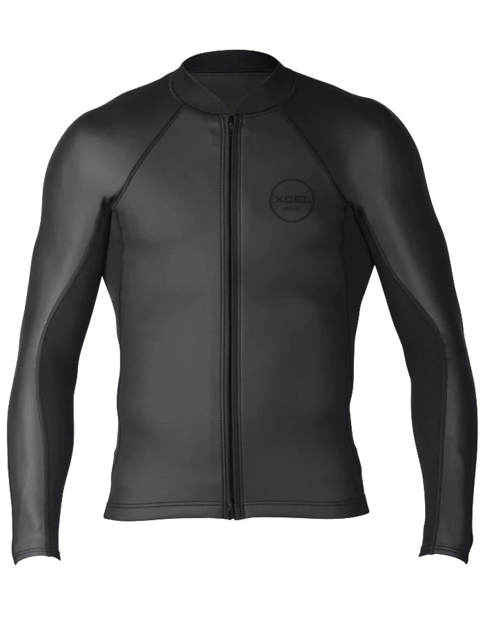 XCEL MEN'S AXIS 2/1MM SHARK SKIN FRONT ZIP